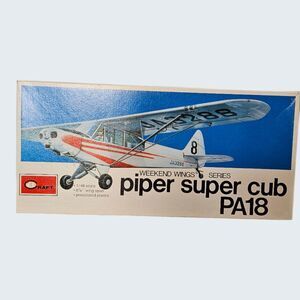 Model Airplane by Craft Weekend Wings Series Piper Super Cub PA18 -- ITEM #4056